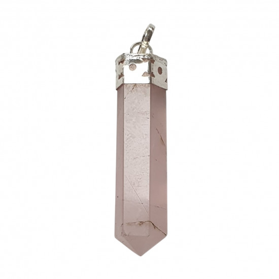 pendant rose quartz