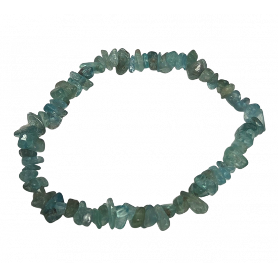 blue neon apatite Chips Bracelet