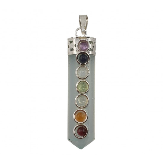 pendant opalite 7 chakras