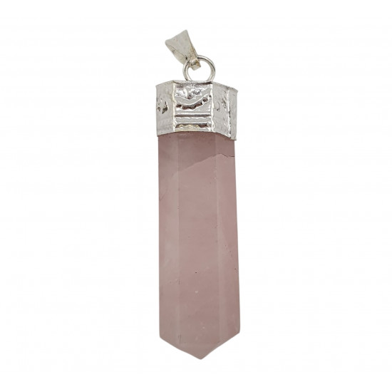pendentif quartz rose 