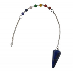 pendule lapis lazuli 7 chakras 