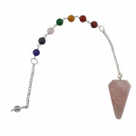 pendulum rose quartz 7 chakras 