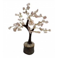 tree rose quartz 16cm