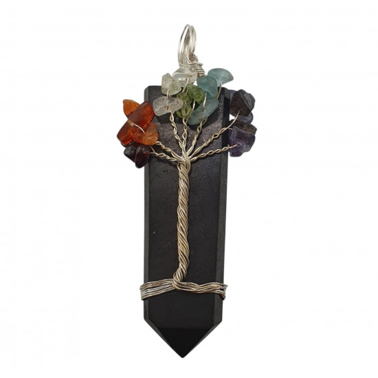 pendant shungite 7 chakras