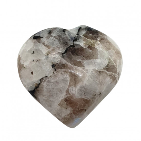 rainbow moonstone heart