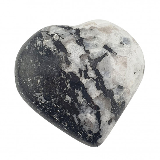 rainbow moonstone heart