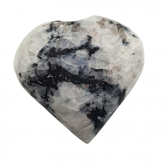rainbow moonstone heart