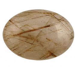Palm stone rutilated quartz