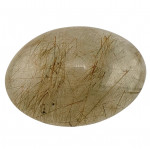 Palm stone rutilated quartz