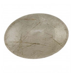 Palm stone rutilated quartz