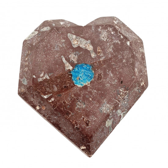 Cavansite heart