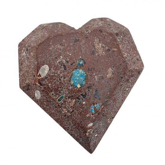 Cavansite heart