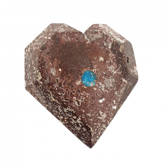 Cavansite heart