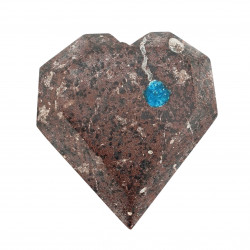 Cavansite heart