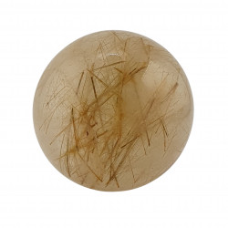Rutilated Crystal Quartz Sphere