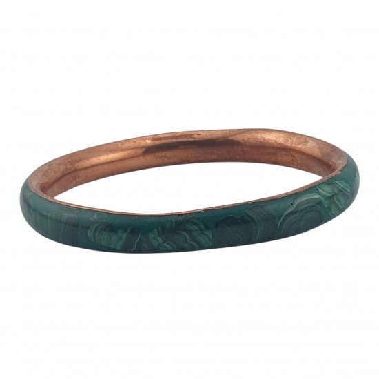 bracelet malachite copper