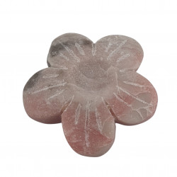 socle sphere opale rose