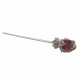 hair pen rose fluorite