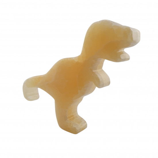 Tyrannosaur honey calcite