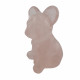 French bulldog rose quartz