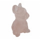 French bulldog rose quartz