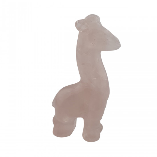 Giraffe rose quartz