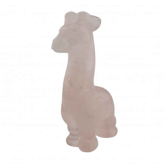 Giraffe rose quartz