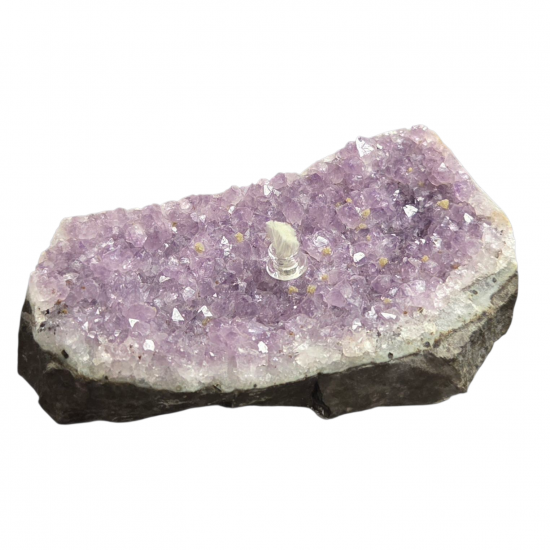 Rock oil candle amethyst