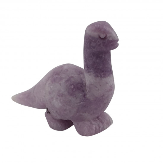 Dinosaur diplodocus lepidolite