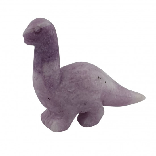 Dinosaur diplodocus lepidolite