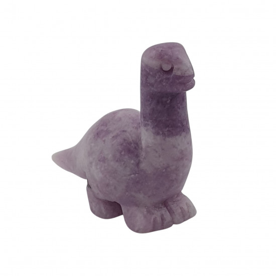 Dinosaur diplodocus lepidolite