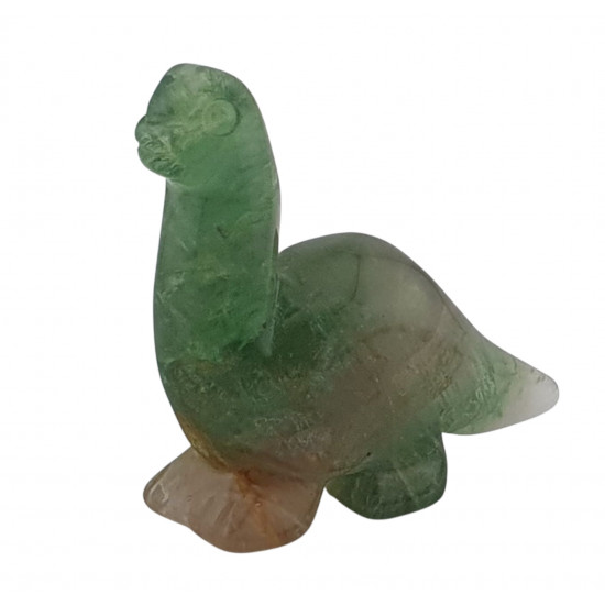 Dinosaur diplodocus fluorite