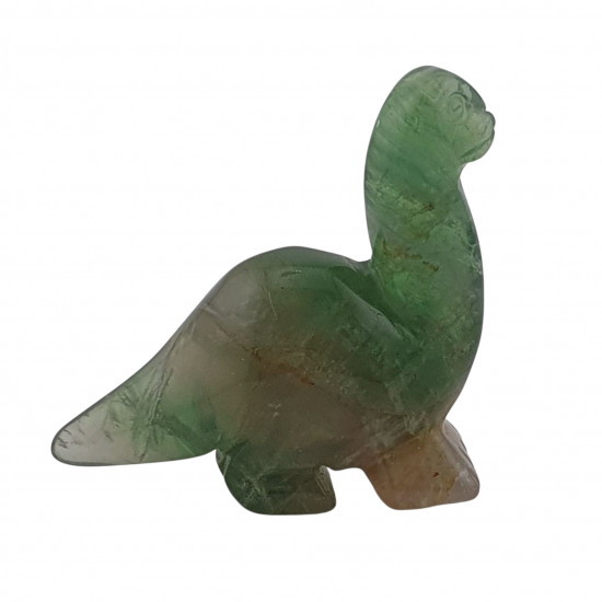 Dinosaur diplodocus fluorite