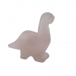 Dinosaur diplodocus rose quartz