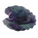 clam shell rainbow fluorite