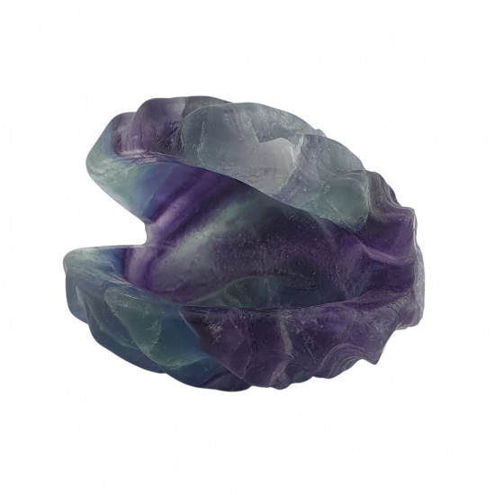 clam shell rainbow fluorite