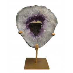amethyst geode mirror