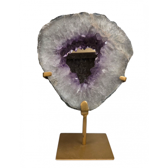 amethyst geode mirror