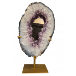 amethyst geode mirror
