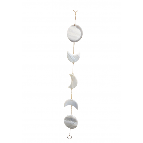 Suncatcher agate moon phase