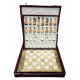 Chess game onyx and marble