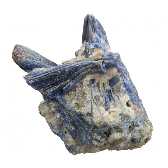 Kyanite on quartz