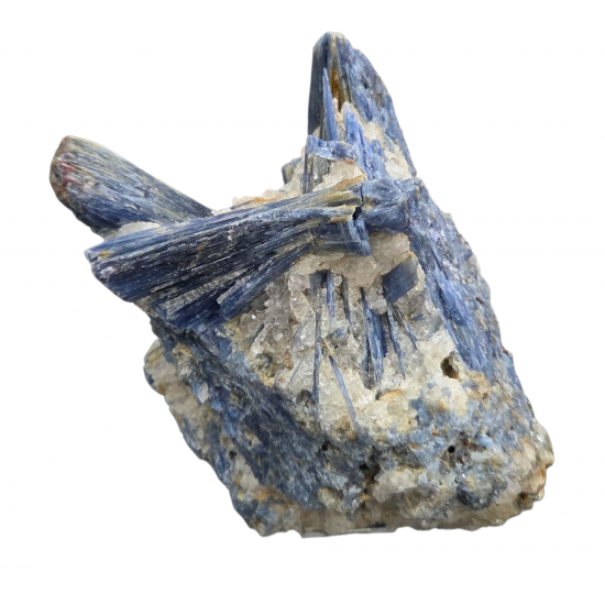 Kyanite on quartz