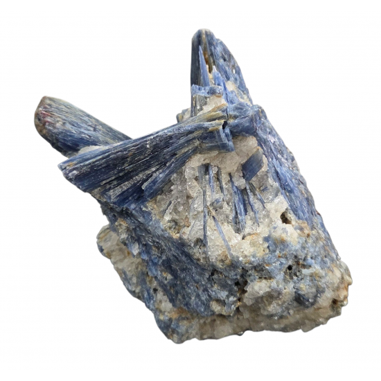Kyanite on quartz