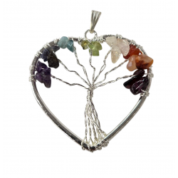 pendant tree of life 7 chakras