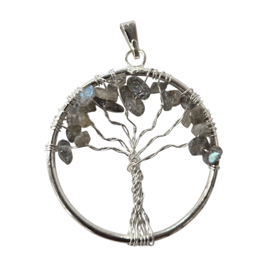 pendant tree of life labradorite