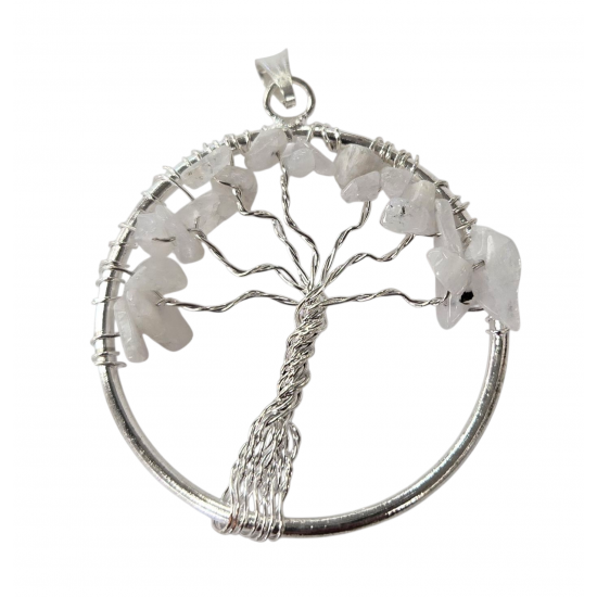 pendant tree of life moonstone