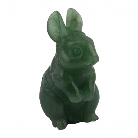 Rabbit green aventurine