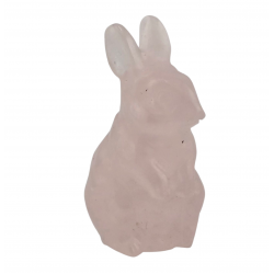 Rabbit rose quartz