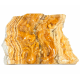 carving aquarium yellow calcite